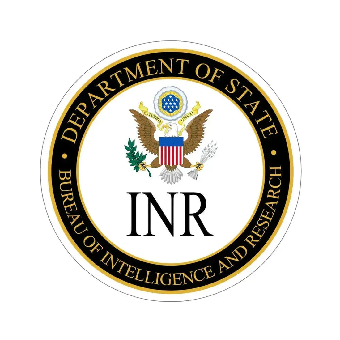 Bureau of Intelligence and Research STICKER Vinyl Die-Cut Decal 6 Inch - The Sticker Space