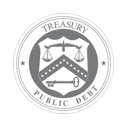 Bureau of the Public Debt STICKER Vinyl Die-Cut Decal 2 Inch - The Sticker Space
