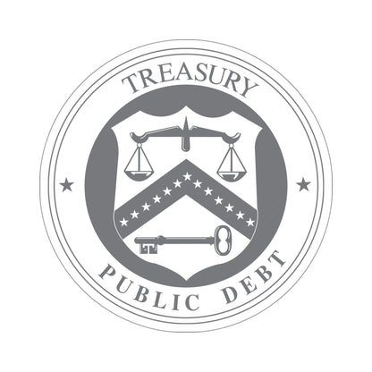 Bureau of the Public Debt STICKER Vinyl Die-Cut Decal-5 Inch-The Sticker Space