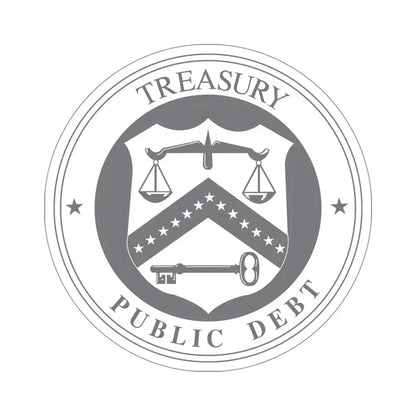Bureau of the Public Debt STICKER Vinyl Die-Cut Decal 5 Inch - The Sticker Space