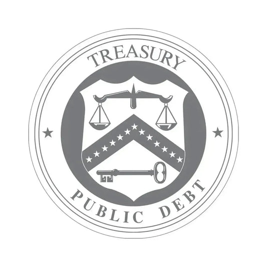 Bureau of the Public Debt STICKER Vinyl Die-Cut Decal 6 Inch - The Sticker Space