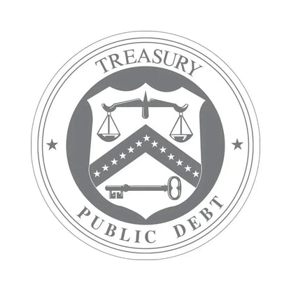 Bureau of the Public Debt STICKER Vinyl Die-Cut Decal 6 Inch - The Sticker Space