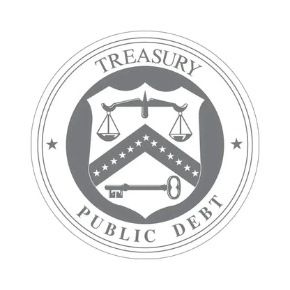 Bureau of the Public Debt STICKER Vinyl Die-Cut Decal - The Sticker Space
