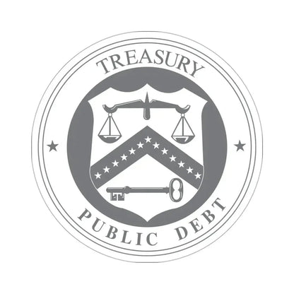 Bureau of the Public Debt STICKER Vinyl Die-Cut Decal - The Sticker Space