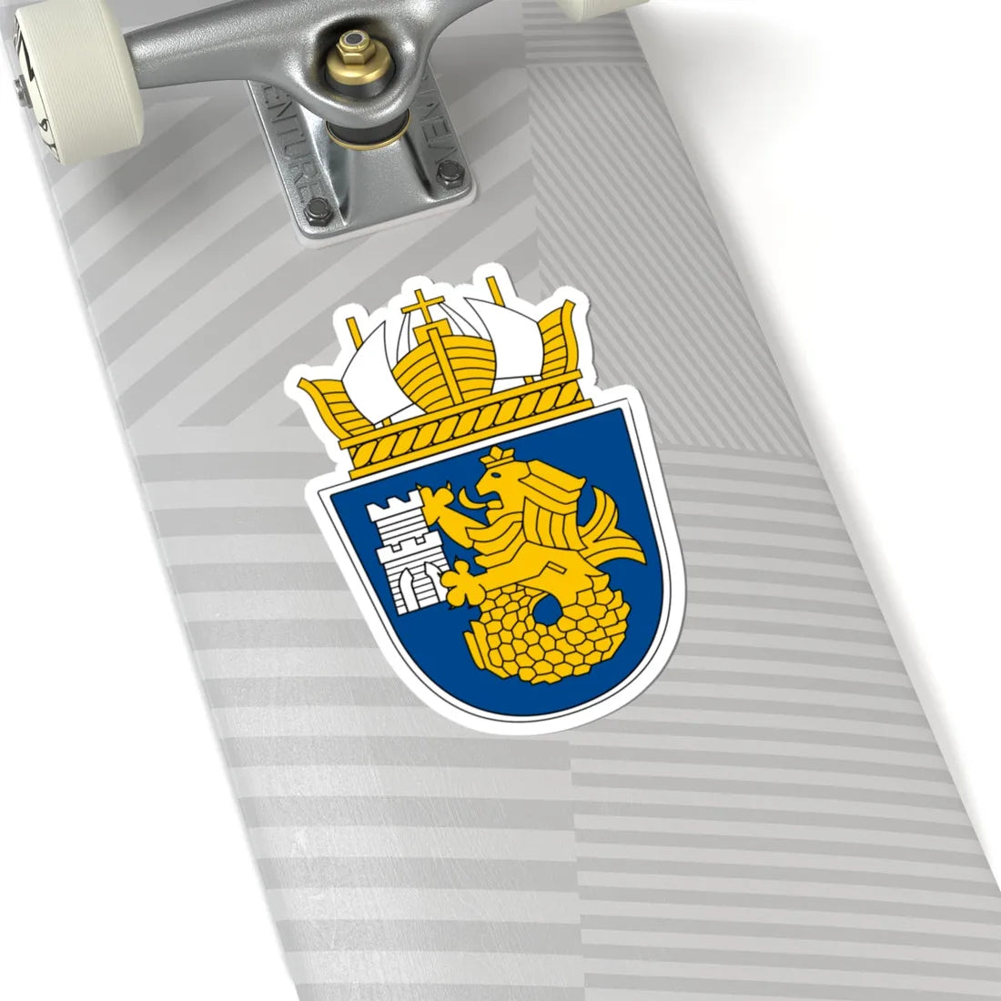Burgas-coat-of-arms (Bulgaria) (Coat of Arms) STICKER Vinyl Kiss-Cut Decal - The Sticker Space