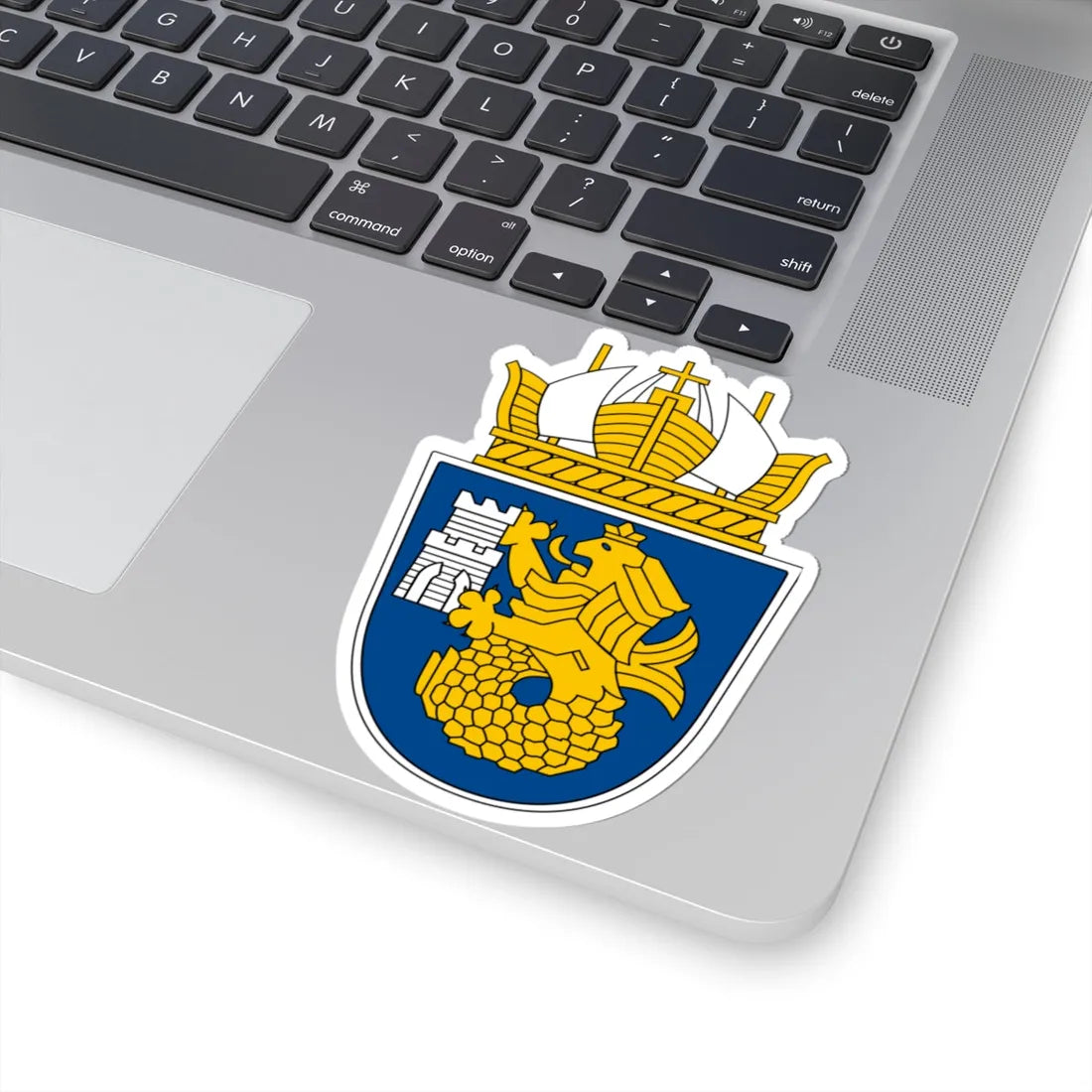 Burgas-coat-of-arms (Bulgaria) (Coat of Arms) STICKER Vinyl Kiss-Cut Decal - The Sticker Space