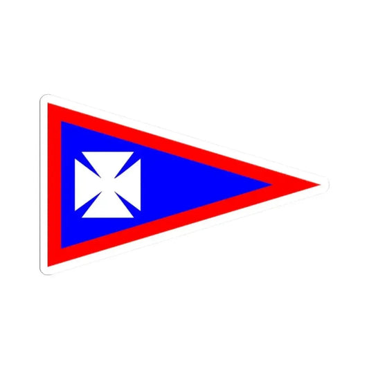 Burgee of American YC New York (United States) STICKER Vinyl Kiss-Cut Decal 2 Inch White - The Sticker Space