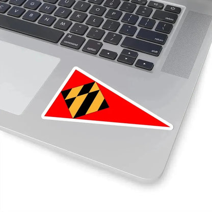 Burgee of Annapolis Yacht Club (United States) STICKER Vinyl Kiss-Cut Decal - The Sticker Space