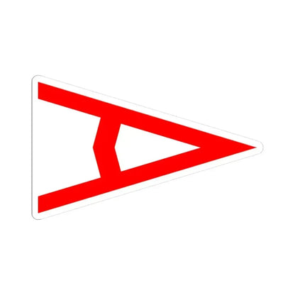 Burgee of Atlantic YC (United States) STICKER Vinyl Kiss-Cut Decal 3 Inch White - The Sticker Space