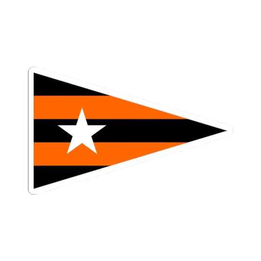 Burgee of Balboa YC (United States) STICKER Vinyl Kiss-Cut Decal 2 Inch White - The Sticker Space