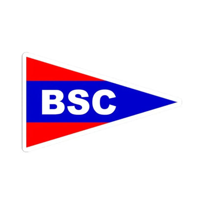 Burgee of Birmingham Sailing Club (United States) STICKER Vinyl Kiss-Cut Decal 2 Inch White - The Sticker Space