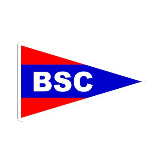 Burgee of Birmingham Sailing Club (United States) STICKER Vinyl Kiss-Cut Decal 2 Inch White - The Sticker Space