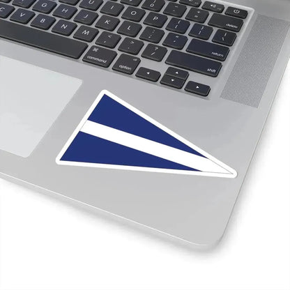 Burgee of Black Rock Yacht Club (Australia) STICKER Vinyl Kiss-Cut Decal - The Sticker Space