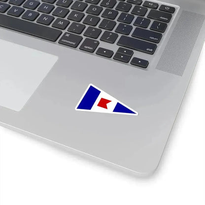 Burgee of Bow Mar YC (United States) STICKER Vinyl Kiss-Cut Decal - The Sticker Space
