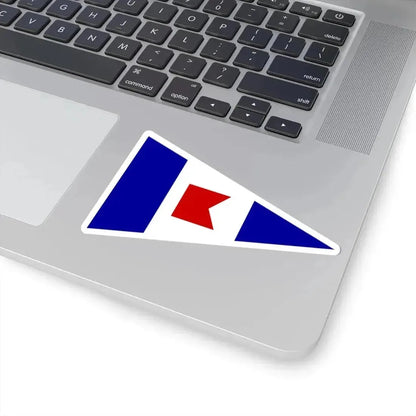 Burgee of Bow Mar YC (United States) STICKER Vinyl Kiss-Cut Decal - The Sticker Space