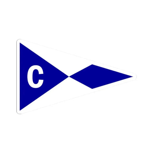 Burgee of Canandaigua YC (United States) STICKER Vinyl Kiss-Cut Decal 2 Inch White - The Sticker Space