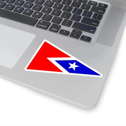 Burgee of Chautauqua Lake YC (United States) STICKER Vinyl Kiss-Cut Decal - The Sticker Space