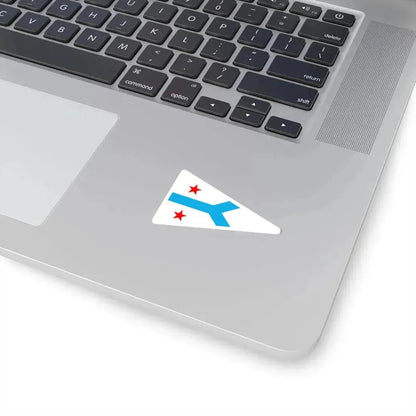 Burgee of Chicago Corinthian YC (United States) STICKER Vinyl Kiss-Cut Decal - The Sticker Space