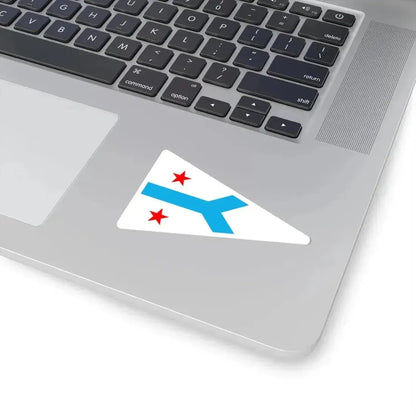 Burgee of Chicago Corinthian YC (United States) STICKER Vinyl Kiss-Cut Decal - The Sticker Space