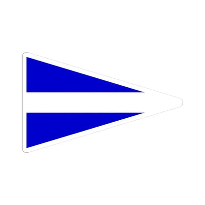 Burgee of Chippewa YC New York (United States) STICKER Vinyl Kiss-Cut Decal 3 Inch White - The Sticker Space