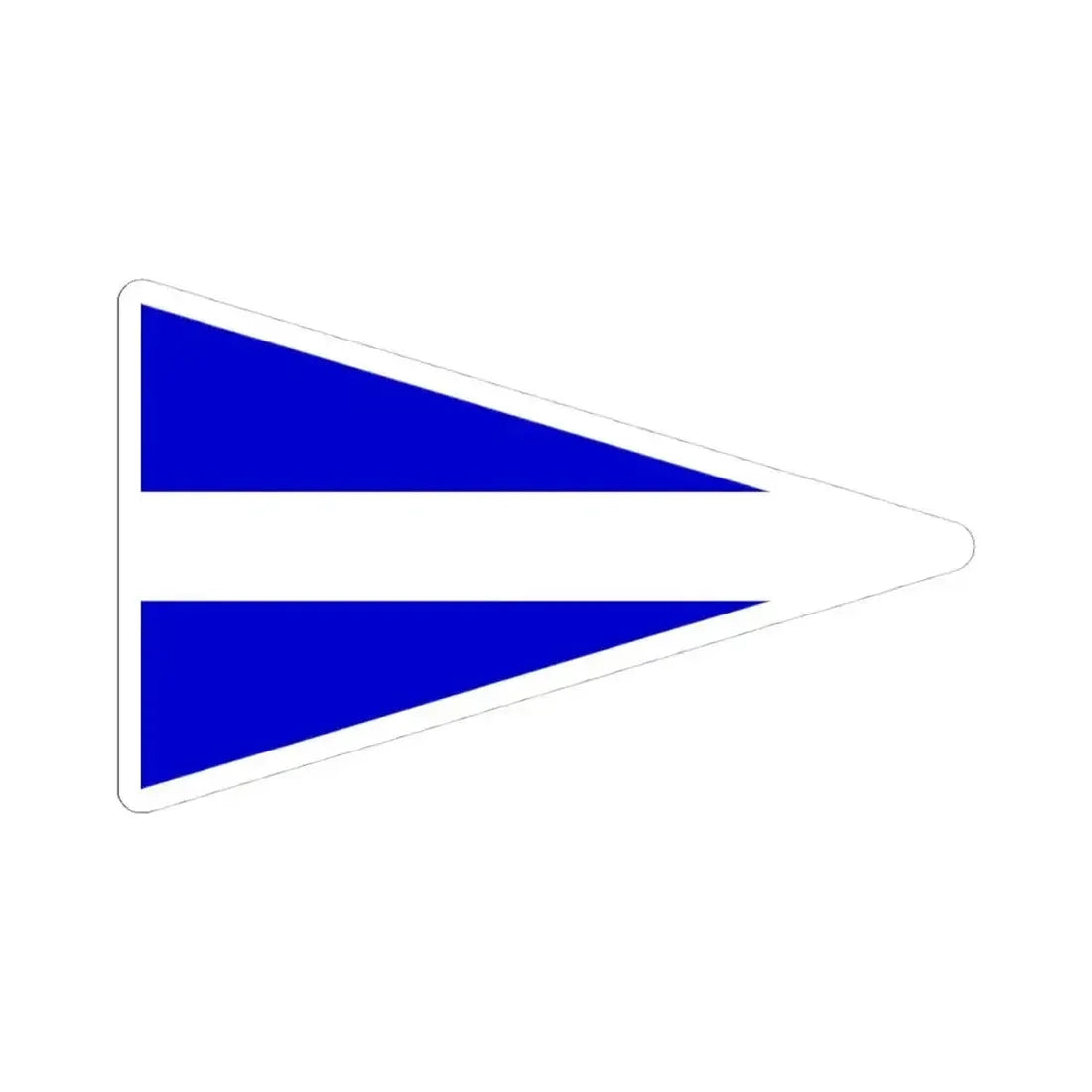 Burgee of Chippewa YC New York (United States) STICKER Vinyl Kiss-Cut Decal 4 Inch White - The Sticker Space