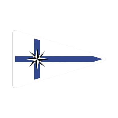 Burgee of Club Marinas Puerto Santa Fe (Argentina) STICKER Vinyl Kiss-Cut Decal 2 Inch White - The Sticker Space