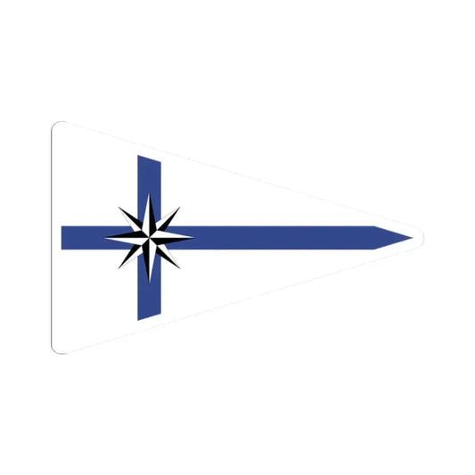 Burgee of Club Marinas Puerto Santa Fe (Argentina) STICKER Vinyl Kiss-Cut Decal 2 Inch White - The Sticker Space