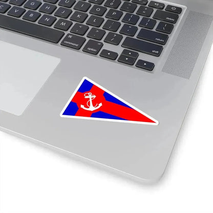 Burgee of Club Nautico Ponce (United States) STICKER Vinyl Kiss-Cut Decal - The Sticker Space