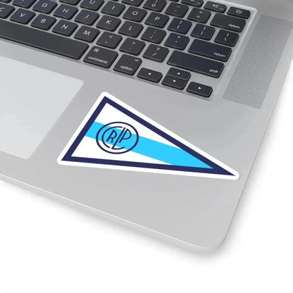 Burgee of Club Regatas La Plata (Argentina) STICKER Vinyl Kiss-Cut Decal - The Sticker Space