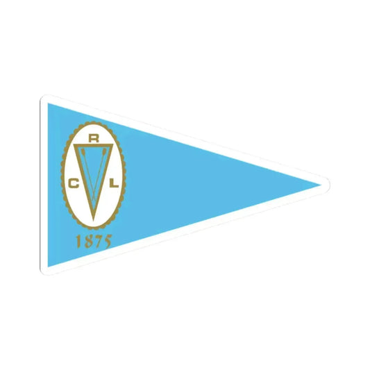 Burgee of Club Regatas Lima (Peru) STICKER Vinyl Kiss-Cut Decal 2 Inch White - The Sticker Space