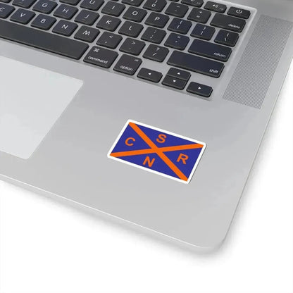 Burgee of Club Regatas San Nicolas (Argentina) STICKER Vinyl Kiss-Cut Decal - The Sticker Space