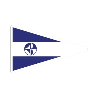 Burgee of CN El Portillo (Colombia) STICKER Vinyl Kiss-Cut Decal 2 Inch White - The Sticker Space