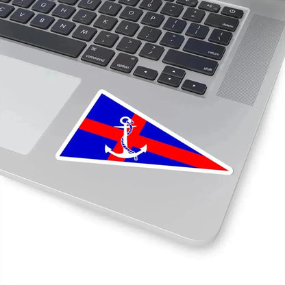Burgee of CN Olivos (Argentina) STICKER Vinyl Kiss-Cut Decal - The Sticker Space