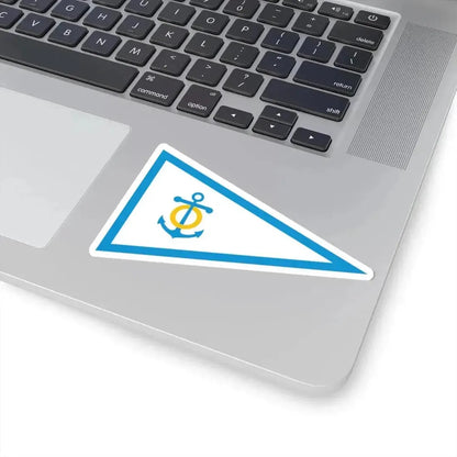 Burgee of CN San Pedro (Argentina) STICKER Vinyl Kiss-Cut Decal - The Sticker Space