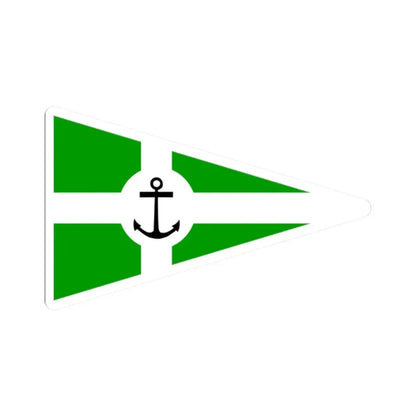 Burgee of CN Sevilla (Spain) STICKER Vinyl Kiss-Cut Decal 2 Inch White - The Sticker Space