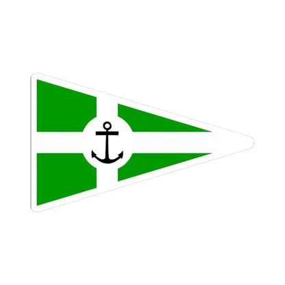 Burgee of CN Sevilla (Spain) STICKER Vinyl Kiss-Cut Decal 3 Inch White - The Sticker Space