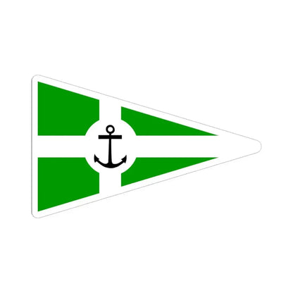 Burgee of CN Sevilla (Spain) STICKER Vinyl Kiss-Cut Decal 6 Inch White - The Sticker Space