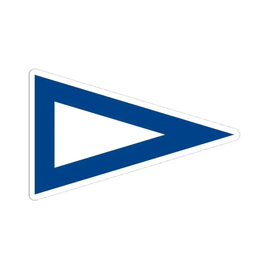 Burgee of CN Sudeste (Argentina) STICKER Vinyl Kiss-Cut Decal 4 Inch White - The Sticker Space