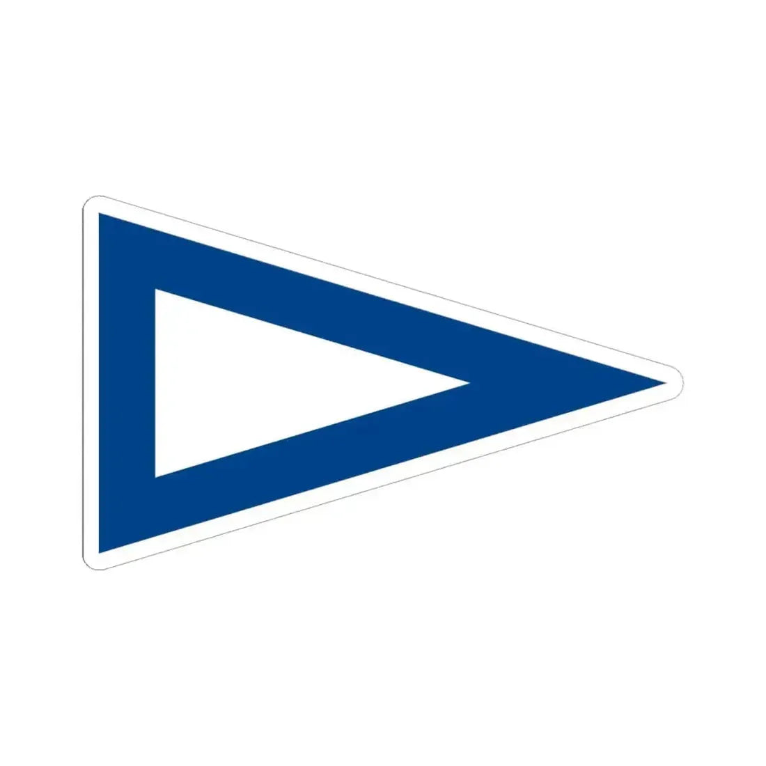 Burgee of CN Sudeste (Argentina) STICKER Vinyl Kiss-Cut Decal 6 Inch White - The Sticker Space