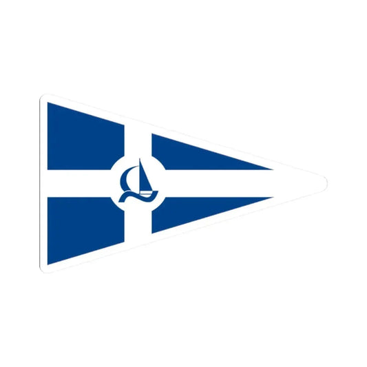 Burgee of CN Tavira (Portugal) STICKER Vinyl Kiss-Cut Decal 2 Inch White - The Sticker Space