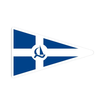 Burgee of CN Tavira (Portugal) STICKER Vinyl Kiss-Cut Decal 3 Inch White - The Sticker Space