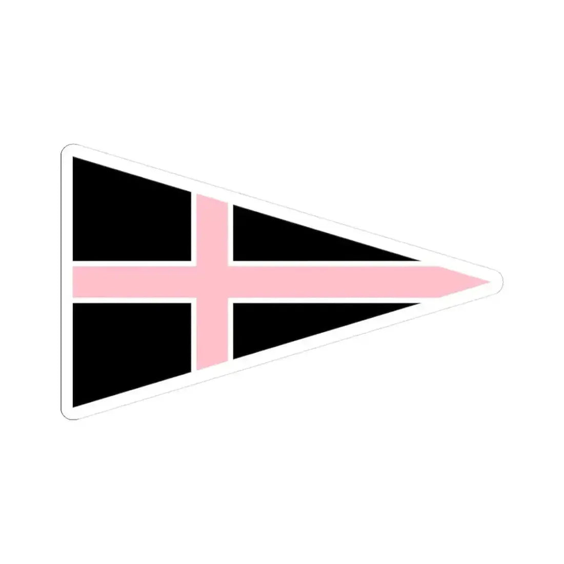 Burgee of CN Victoria (Argentina) STICKER Vinyl Kiss-Cut Decal 3 Inch White - The Sticker Space