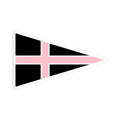 Burgee of CN Victoria (Argentina) STICKER Vinyl Kiss-Cut Decal 3 Inch White - The Sticker Space