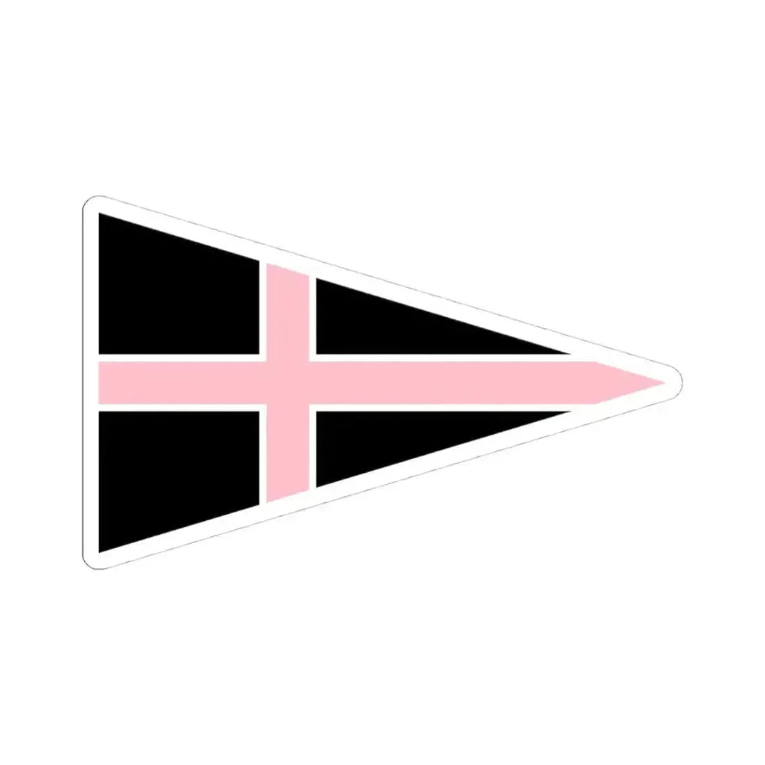 Burgee of CN Victoria (Argentina) STICKER Vinyl Kiss-Cut Decal 4 Inch White - The Sticker Space