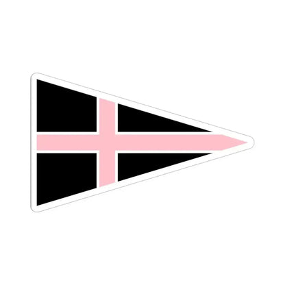 Burgee of CN Victoria (Argentina) STICKER Vinyl Kiss-Cut Decal 6 Inch White - The Sticker Space