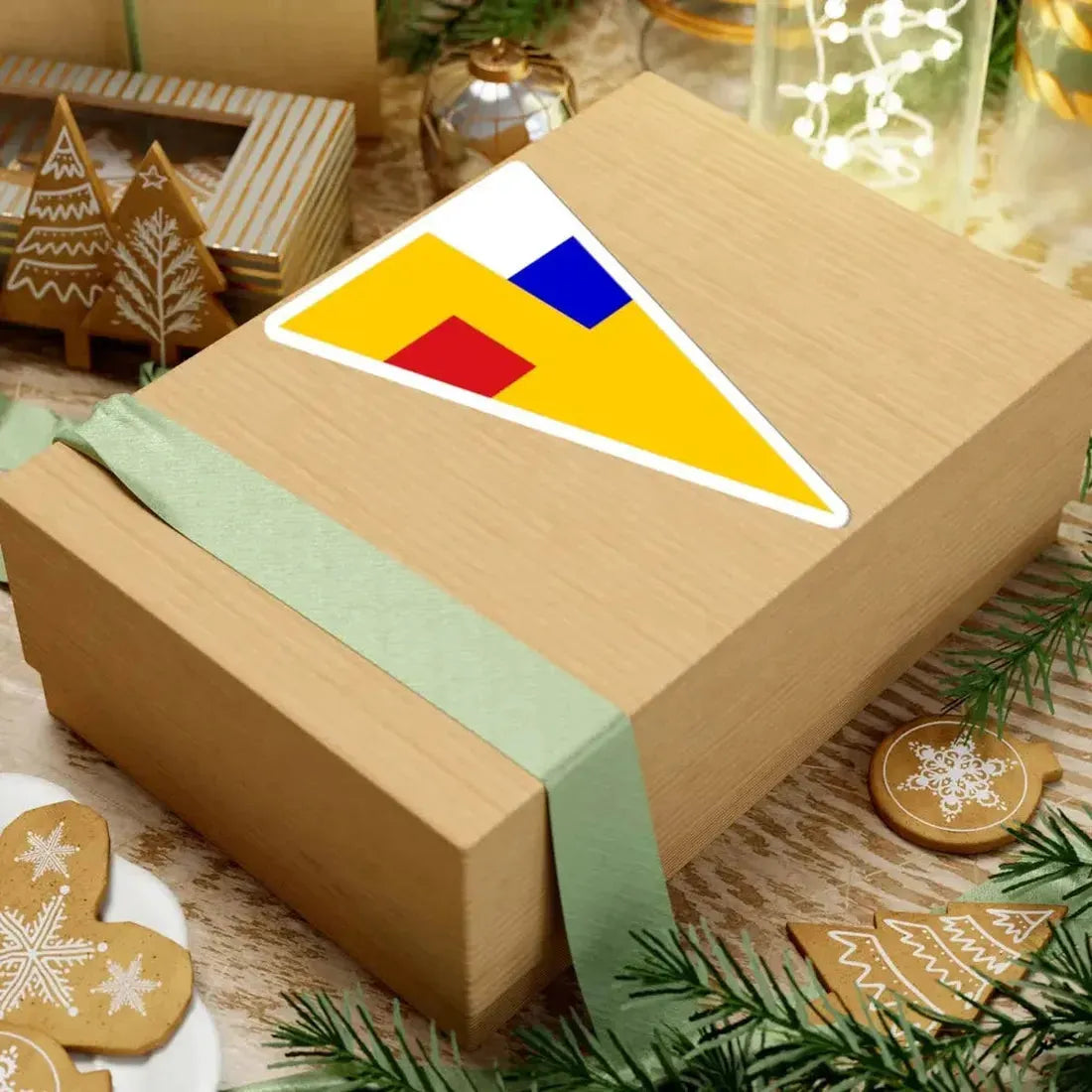 Burgee of CN Vilanova (Spain) STICKER Vinyl Kiss-Cut Decal - The Sticker Space