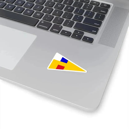 Burgee of CN Vilanova (Spain) STICKER Vinyl Kiss-Cut Decal - The Sticker Space