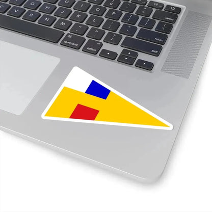Burgee of CN Vilanova (Spain) STICKER Vinyl Kiss-Cut Decal - The Sticker Space