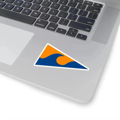 Burgee of Coral Reef YC (United States) STICKER Vinyl Kiss-Cut Decal - The Sticker Space