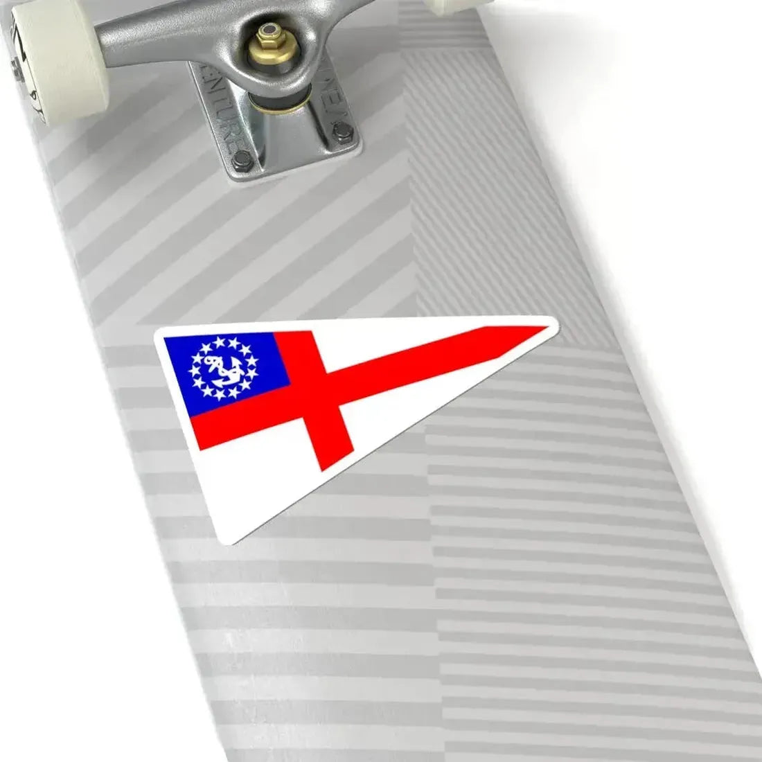 Burgee of Corinthian Yacht Club of Philadelphia (United States) STICKER Vinyl Kiss-Cut Decal - The Sticker Space